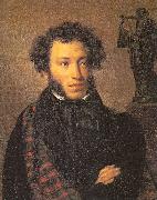 Kiprensky, Orest Portrait of the Poet Alexander Pushkin oil painting reproduction